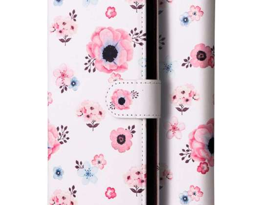 Portemonnee Case voor Samsung Galaxy A53 5G Bloom Wit