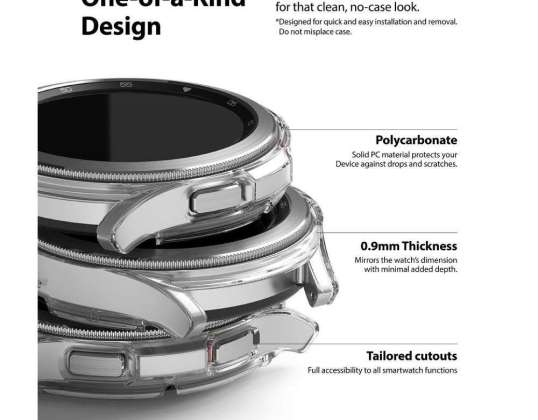 Custodia Ringke Slim confezione da 2 per Samsung Galaxy Watch 4 Classic 42