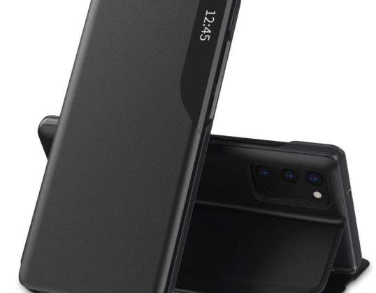 Samsung Galaxy A13 5G Siyah için Akıllı Görünüm Kılıfı