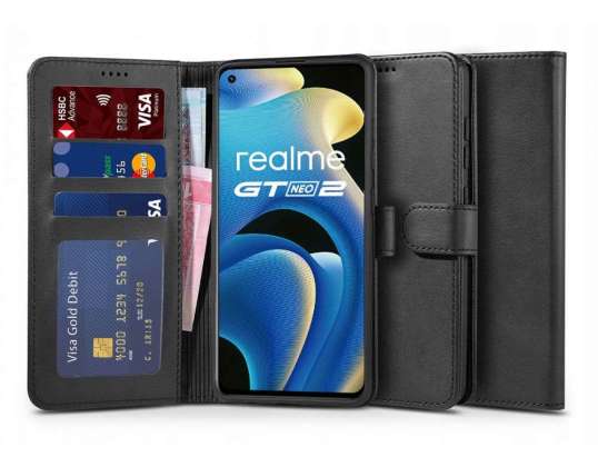 Etui portfel Wallet do Realme GT 2 5G / NEO 2 / Neo 3T Black