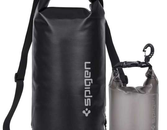 Wodoodporna torba 20L / 2L Spigen A630 uniwersalna Waterproof Bag Blac