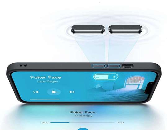 Magmat MagSafe Case per Apple iPhone 12 / 12 Pro Trasparente / Nero