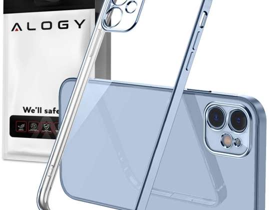 Alogy TPU Luxury Case with Camera Cover for Apple iPhone 12 sky