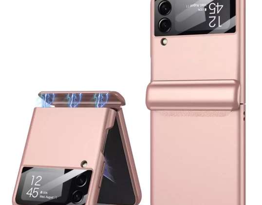 Чехол Чехол Иконка для Samsung Galaxy Z Flip 4 Розовое золото