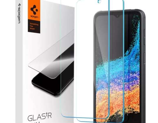 Spigen Glas.tR Slim закалено стъкло 2-пакет за Samsung Galaxy Xcover 6
