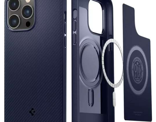 Spigen Mag Armor Case voor Apple iPhone 14 Pro Marineblauw