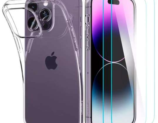 Spigen Crystal Pack για Apple iPhone 14 Pro Crystal Clear