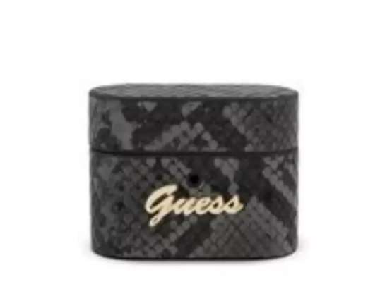 Guess GUACAPPUSNSMLBK AirPods Pro cover czarny/black Python Collection
