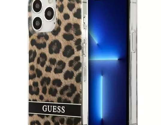 Guess GUHCP13LHSLEOW iPhone 13 Pro / 13 6 1&quot; brązowy/brown hardcase Le