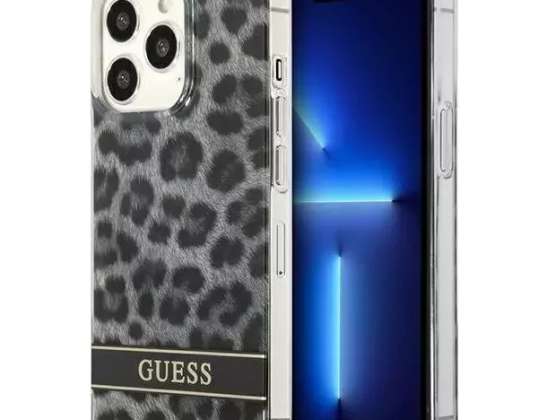 Gissa GUHCP13LHSLEOK iPhone 13 Pro / 13 6,1" grå/grå Leopa hardcase
