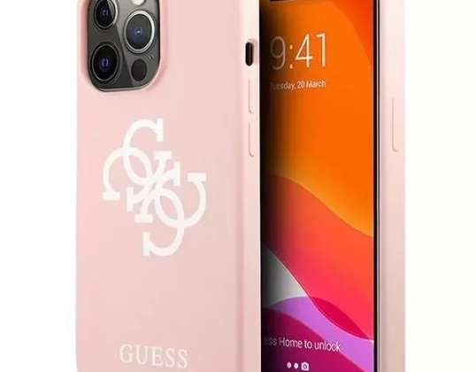 Guess GUHCP13LLS4GWPI iPhone 13 Pro / 13 6,1" pink/pink hard case Si