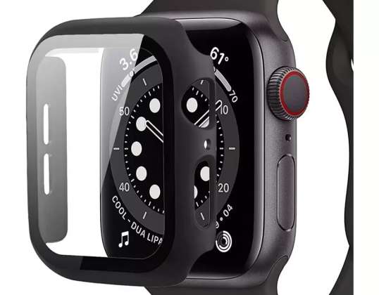 Puzdro Defense360 pre hodinky Apple Watch 4/5/6/SE (44 mm) čierne