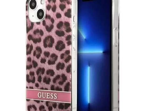 Gæt GUHCP13MHSLEOP iPhone 13 6,1" pink/pink hardcase Leopard