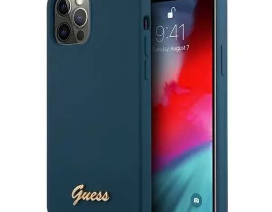 Guess GUHCP12LLSLMGBL iPhone 12 Pro Max 6,7" blau/blau Hardcase M