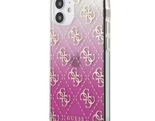 Guess GUHCP12SPCU4GGPI iPhone 12 mini 5,4 " roze / roze hardcase 4G Game