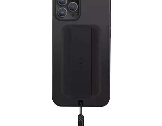 Funda UNIQ Heldro iPhone 12 Pro Max 6,7" negro/negro medianoche Antimicr