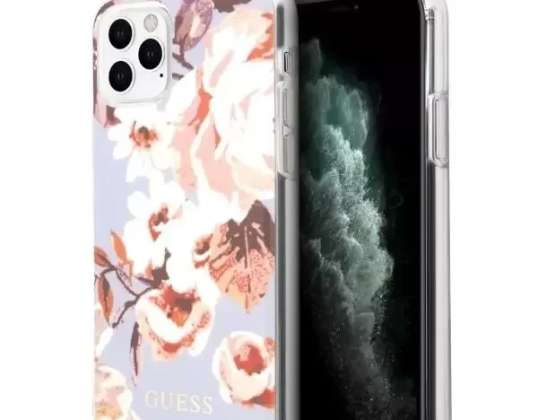 Guess GUHCN65IMLFL02 iPhone 11 Pro Max lilas/lilas N°2 Flower Collec