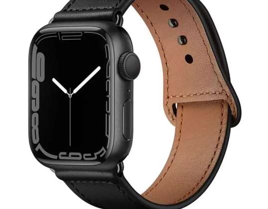 Kožené hodinky Tech-Protect Apple Watch 4/5/6/7/8/SE (38/40/
