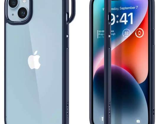 "Spigen ultra" hibridinis "iPhone 14 plus" tamsiai mėlynas