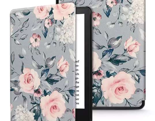 Smartcase kindle paperwhite v / 5 / signature edition floral grey