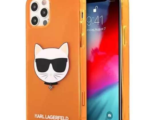 Карл Лагерфельд KLHCP12MCHTRO iPhone 12/12 Pro 6,1" оранжевый/оранжевый