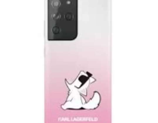 Karl Lagerfeld KLHCS21LCFNRCPI S21 Ultra G998 hardcase rozā/rozā Cho