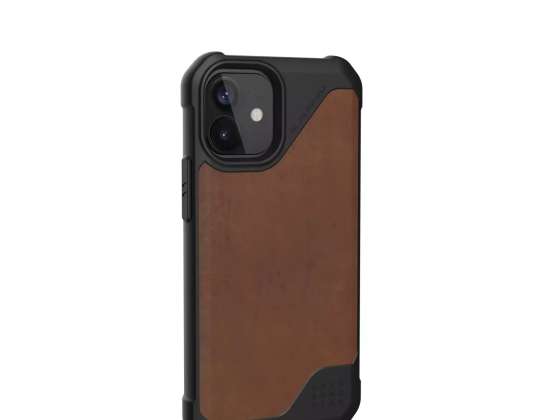 UAG Metropolis LT LTHR ARMR - leather protective case for iPhone 12 m
