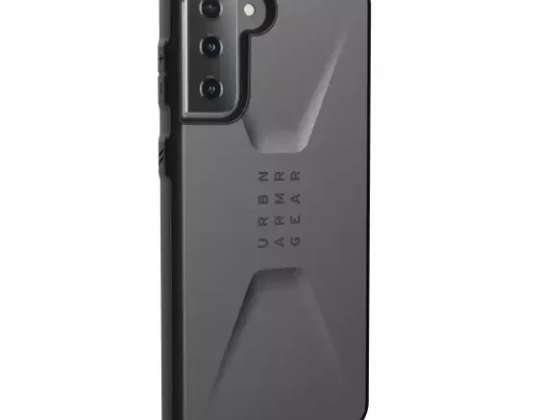UAG Civilian - ochranné pouzdro pro Samsung Galaxy S21 + 5G (stříbrná) [go