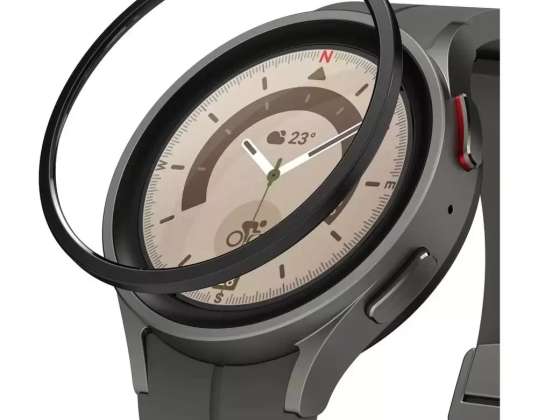 Ringke Lünette Styling Galaxy Watch 5 Pro (45 mm) Edelstahl schwarz
