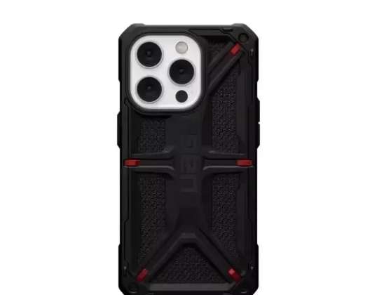 UAG Monarch - Schutzhülle für iPhone 14 Pro (kevlar schwarz)