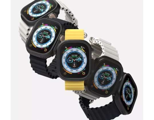 Ringke Slim 2-Pac -kotelo Apple Watch Ultra (49mm) Clear & Ma -kellolle
