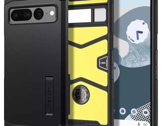 "Spigen Tough Armor" telefono dėklas, skirtas "Google Pixel 7 Pro Black".