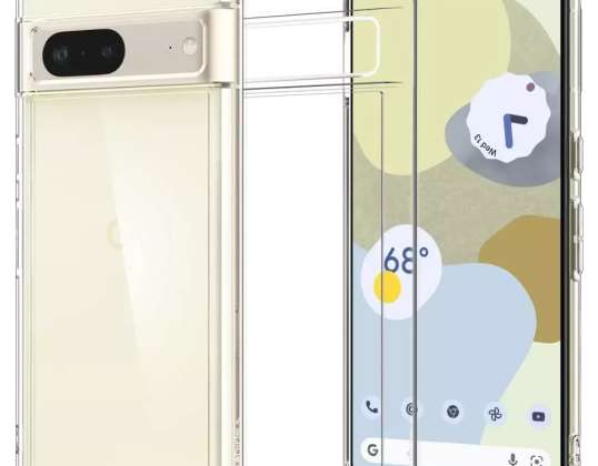 Google Pixel 7 için Spigen Ultra Hybrid Telefon Kılıfı Crystal Clear