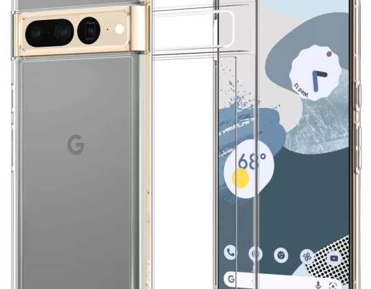 "Spigen Ultra" hibridinio telefono dėklas, skirtas "Google Pixel 7 Pro Crystal Cle".