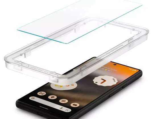 Spigen Alm Glas.Tr vékony, 2 pac edzett üveg Google Pixel 6A telefonhoz