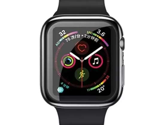 Usams aizsardzības futrālis Apple Watch pulkstenim 4/5/6/SE 40mm melns