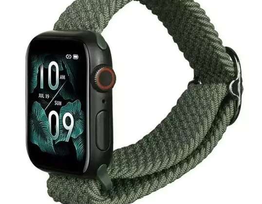 Beline Textiel smartwatch bandje voor Apple Watch 38/40/41mm groen