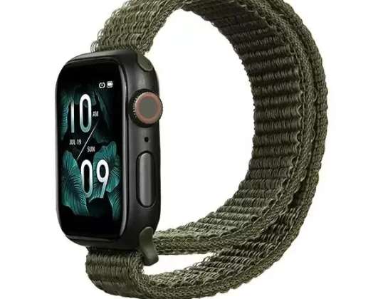 Beline Nylon Smartwatch Strap voor Apple Watch 38/40/41mm cargo khak
