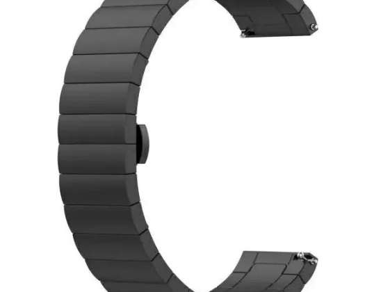 Beline Smartwatch Strap Beauty universel pour 20mm noir/bl