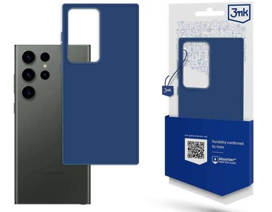 Schutzhülle für Samsung Galaxy S23 Ultra - 3mk Matt Case blueberry