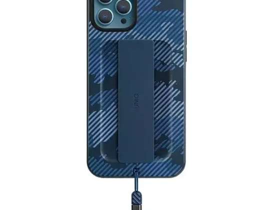 UNIQ Heldro dėklas, skirtas iPhone 12 Pro Max 6,7 colio mėlynos spalvos camo / marine camo