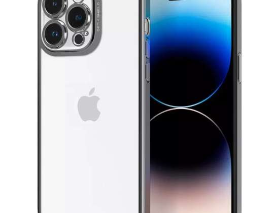 "Spigen Optik Crystal" telefono dėklas, skirtas "Apple iPhone 14 Pro Max Chrome".
