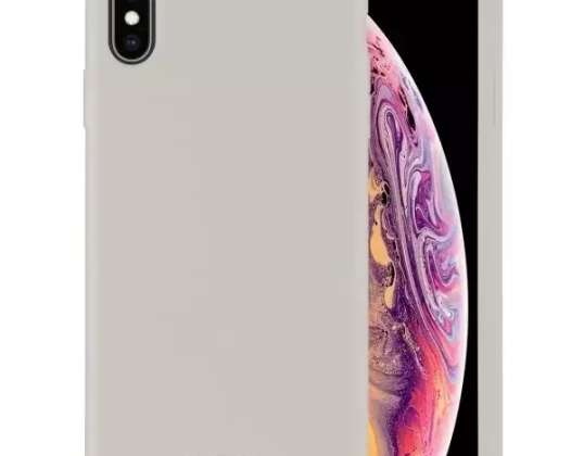 Mercury Silicone Phone Case pour Apple iPhone 11 Pro Max beige / sto