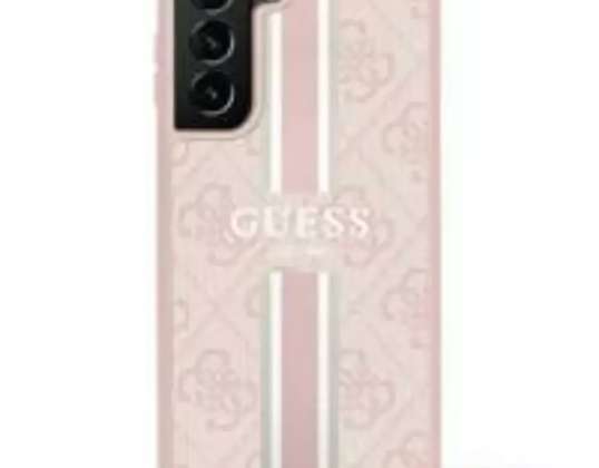 Case Guess GUHCS23LP4RPSP for Samsung Galaxy S23 Ultra S918 pink/pink