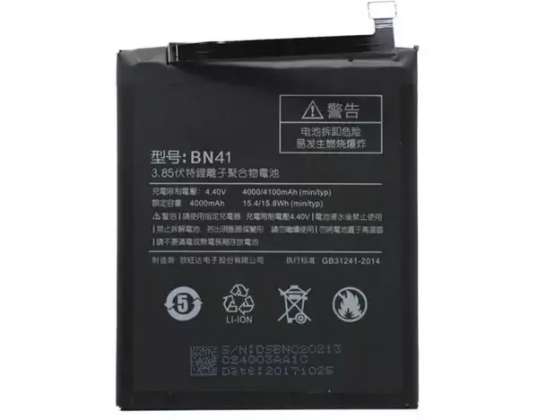 Xiaomi BN41 battery for Redmi Note 4 bulk 4000 mAh