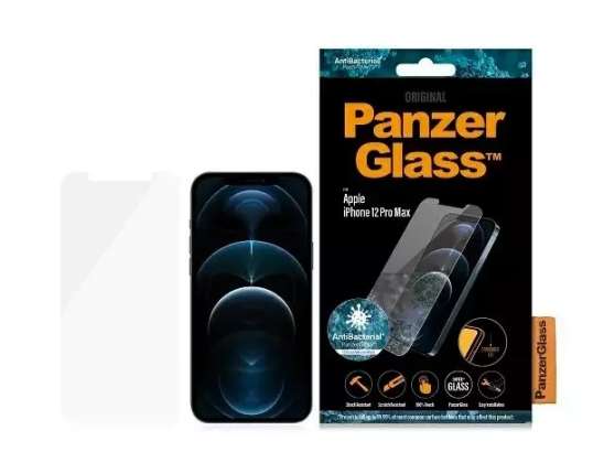 PanzerGlass Standard Super+ per iPhone 12 Pro Max Antibatterico