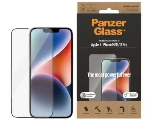 PanzerGlass Ultra-Wide Fit Glas voor iPhone 14 / 13 Pro / 13 6.1 "Scree