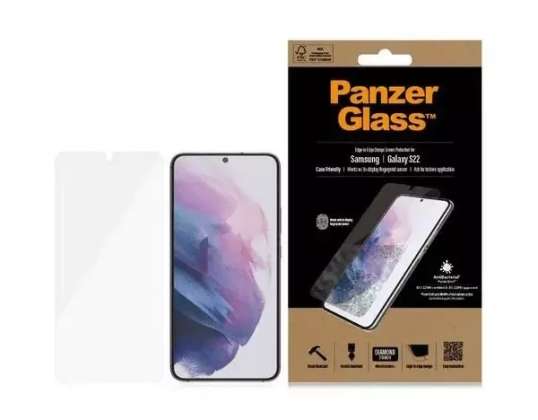 PanzerGlass E2E Microfracture Glass for Samsung S22 G901 Case Friendly