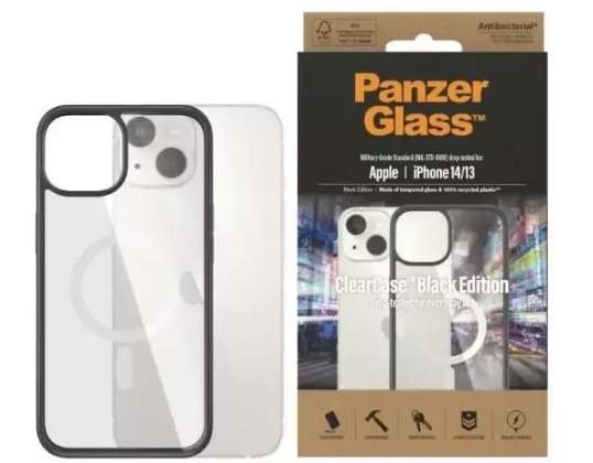 PanzerGlass ClearCase MagSafe, skirtas iPhone 14/13 6,1" antibakterinis