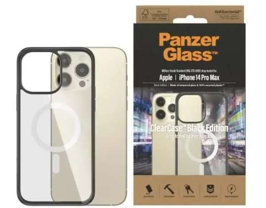 iPhone 14 Pro Max için PanzerGlass ClearCase MagSafe 6,7 inç Antibacte